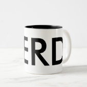 Nerd Mok | kantoor Coworker leuk cadeau (Voorkant rechts)