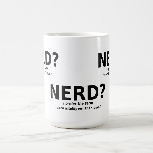 Nerd Of Intelligentere Grappige Mok (Center)