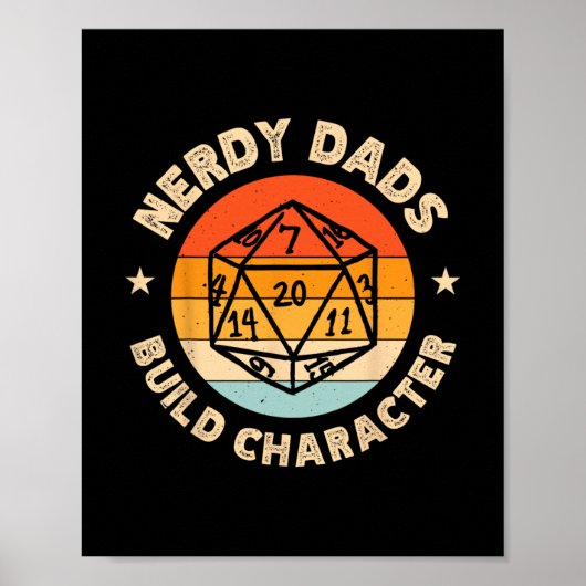Nerd-ouders Bouwen Karakter Poster (Voorkant)