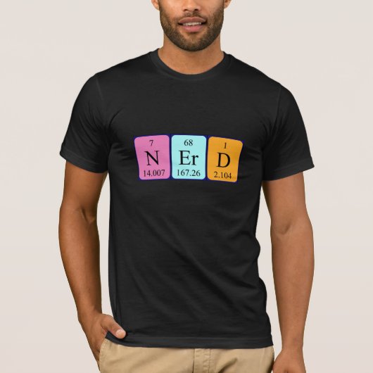 Nerd periodiek shirt (Voorkant)