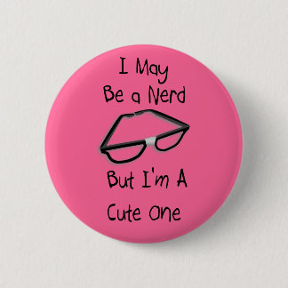 Nerd Pin Ronde Button 5,7 Cm