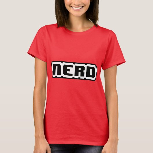 Nerd Pixel T-shirt (Voorkant)