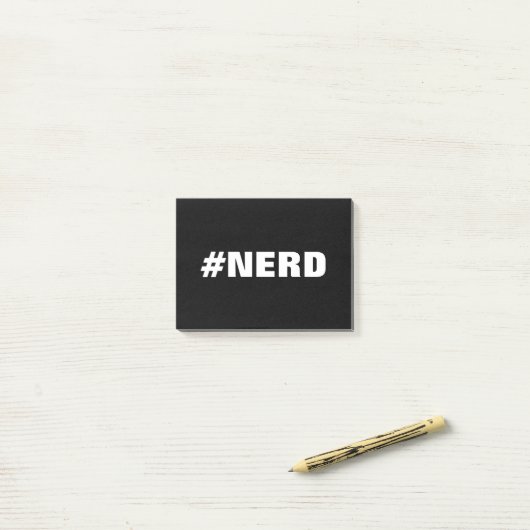 #Nerd Post-it® notes (Op bureau)