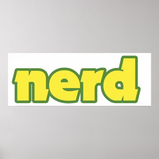 Nerd Poster (Voorkant)