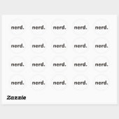 Nerd Producten & Design! Ronde Sticker (Vel)
