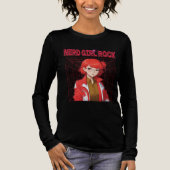 Nerd Rock Meisje T-Shirt (Voorkant)