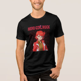 Nerd Rock Meisje Tri-Blend Shirt