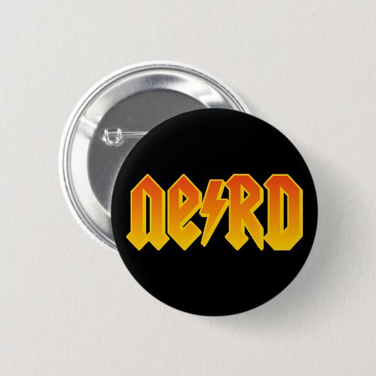nerd ronde button 5,7 cm (Voorkant /achterkant)