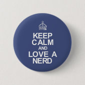 Nerd Ronde Button 5,7 Cm (Voorkant)