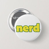 Nerd Ronde Button 5,7 Cm (Voorkant /achterkant)