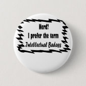 Nerd? Ronde Button 5,7 Cm (Voorkant)