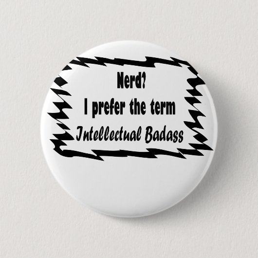 Nerd? Ronde Button 5,7 Cm (Voorkant)