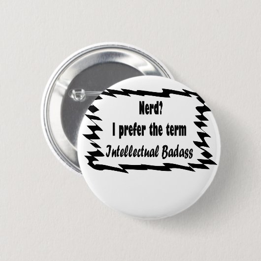 Nerd? Ronde Button 5,7 Cm (Voorkant /achterkant)