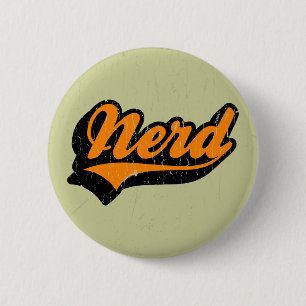 Nerd Ronde Button 5,7 Cm