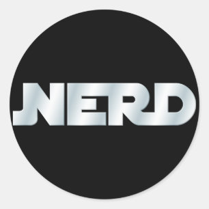 Nerd Ronde Sticker