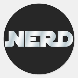 Nerd Ronde Sticker