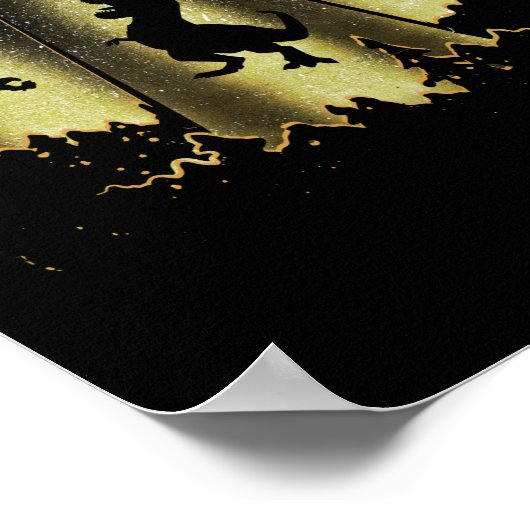 Nerd Science - UFO's die dinosauriërs ontvoeren Poster (Hoek)