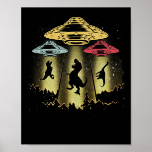 Nerd Science - UFO's die dinosauriërs ontvoeren Poster