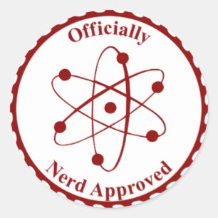 Nerd Seal of Approval Sticker