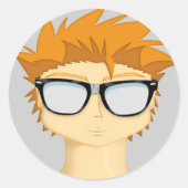 Nerd Sticker (Voorkant)