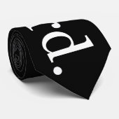 Nerd Stropdas (zwart) (Opgerold)
