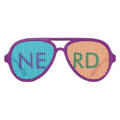 NERD SUNGLASSEN AVIATOR ZONNEBRIL (Voorkant)