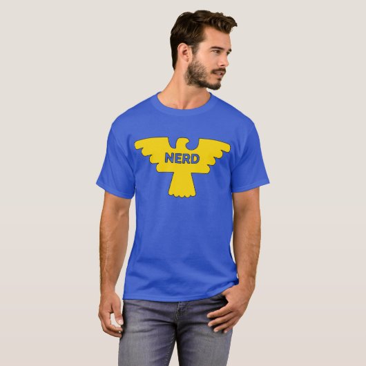 Nerd Super Hero T-shirt (Voorkant volledig)