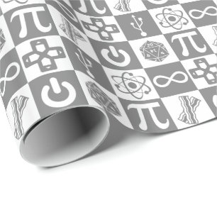 Nerd-symbolen Cadeaupapier