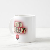 Nerd Therapy Podcast Mok (Voorkant links)
