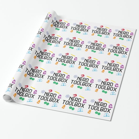 Nerd Toolbox Cadeaupapier (Uitgerold)