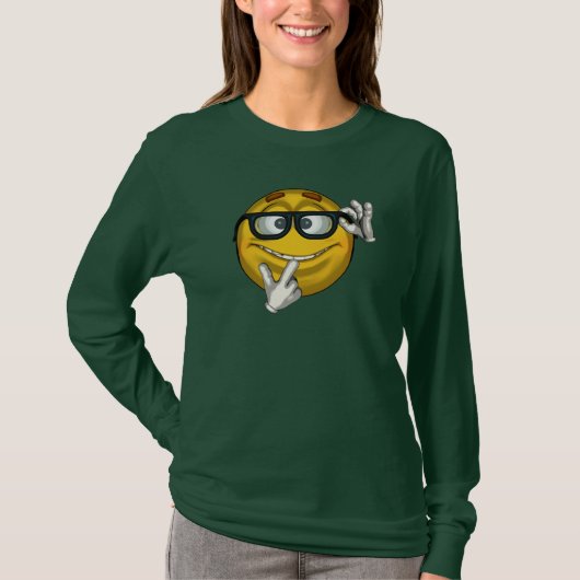 Nerd - Toon - Donker T-shirt (Voorkant)