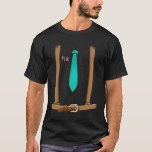 Nerd verkleed pak Halloween Schattig Dork Geek Zoo T-shirt