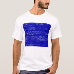 Nerd Windows Blue Screen of Death Error (EN) T-shirt