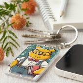 Nerd Winnie de Pooh 1 Sleutelhanger (Voorkant Rechts)