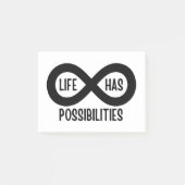 Nerd wiskundeleven biedt mogelijkheden post-it® notes (Voorkant)