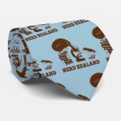 Nerd-Zeeland grappige kiwi Stropdas (Opgerold)