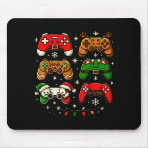Nerdachtig kerstshirt voor jongens mannen, Kerstmi Muismat