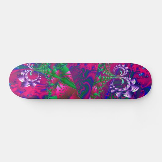 Nerdberries Psychedelic Fractal Persoonlijk Skateboard (Horizontaal)