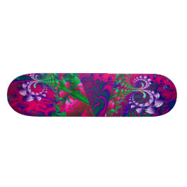 Nerdberries Psychedelic Fractal Persoonlijk Skateboard