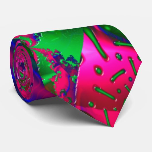 Nerdberries Psychedelic Fractal Stropdas (Opgerold)