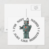 NerdBot Briefkaart (Voorkant / Achterkant)