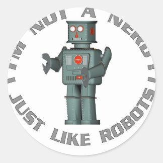 NerdBot Ronde Sticker