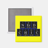 NerdChic periodieke lijstgradenmagnet Magneet (Voorkant / Achterkant)