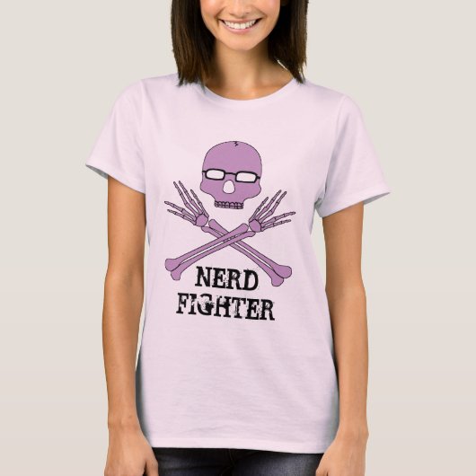 nerdevingapurper, NERDFIGHTER T-shirt (Voorkant)