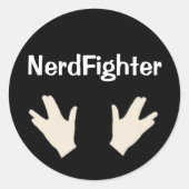 NerdFighter sticker - DFTBA (Voorkant)
