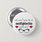 Nerdfighterachtig Ronde Button 5,7 Cm (Voorkant /achterkant)