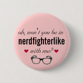 Nerdfighterachtig Ronde Button 5,7 Cm (Voorkant)
