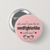 Nerdfighterachtig Ronde Button 5,7 Cm (Voorkant /achterkant)