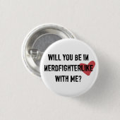 Nerdfighterachtige Button (Voorkant /achterkant)