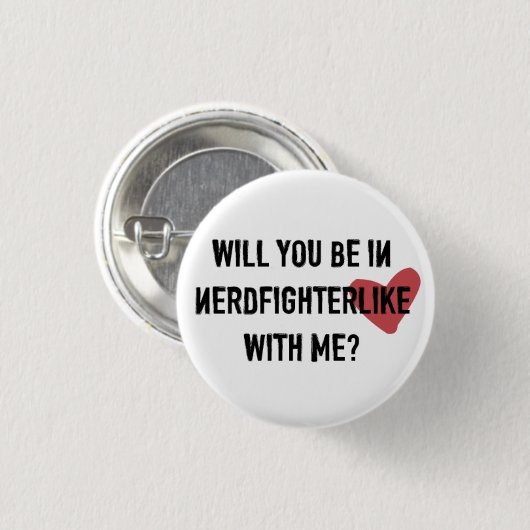 Nerdfighterachtige Button (Voorkant /achterkant)